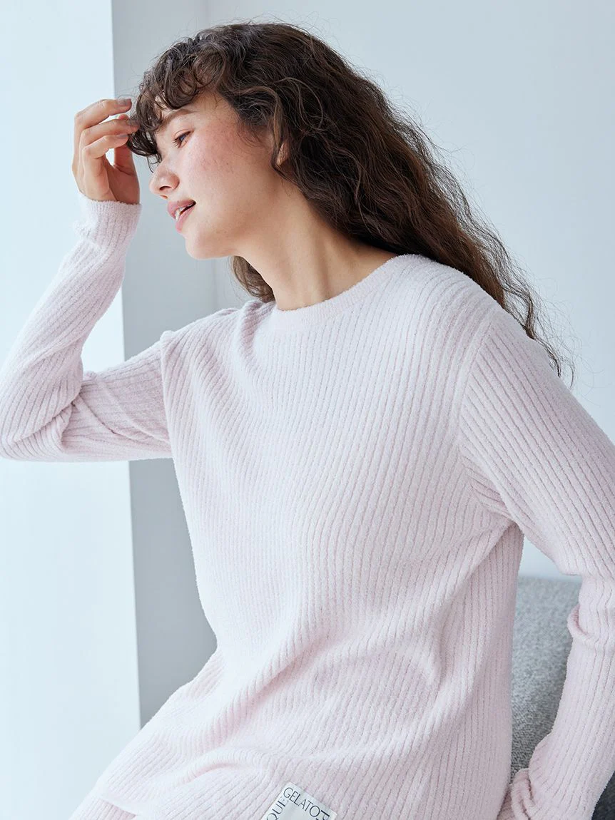 Hot Smoothie Rib Pullover Sweater