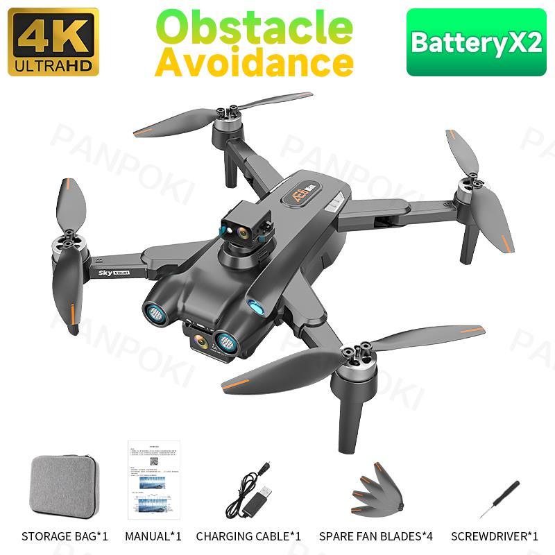 AE6 Max Drone - 4k Profesional GPS 2KM Quadcopter with 5G Camera TransmissIion Wifi FPV drone helicoptero Toys for Boys Professional Camera Drone