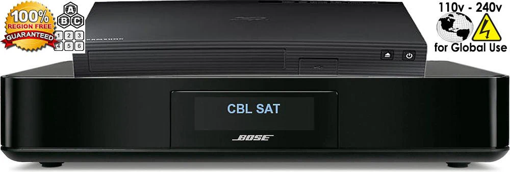 Bose Package Samsung BD-J5100 Region Free Blu Ray Player with Bose(R) CineMate(R) 120 Home Theater System 110 - 220 240 volts