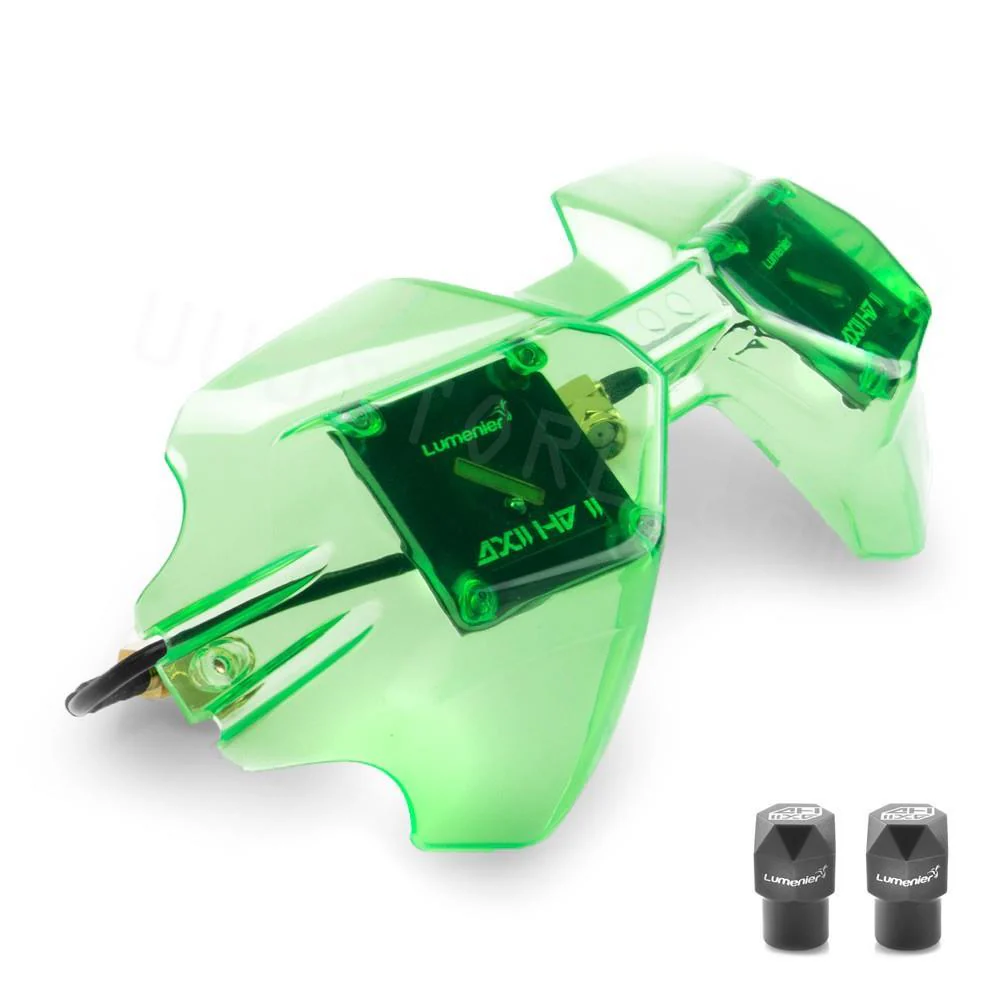 2023 Lumenier AXII HD 2 Patch Visor 5.8GHz 8.4dBi with AXII HD 2 Stubby LHCP Antenna Combo for DJI Digital HD FPV Goggles RP-SMA