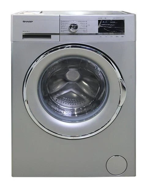 Sharp ES-FS814CX-S 220 volts Washer 8Kg  and 9KG Dryer Sharp KD-FCS9113CZ-S Silver color 220v 240 volt 50 hz front load dryer set