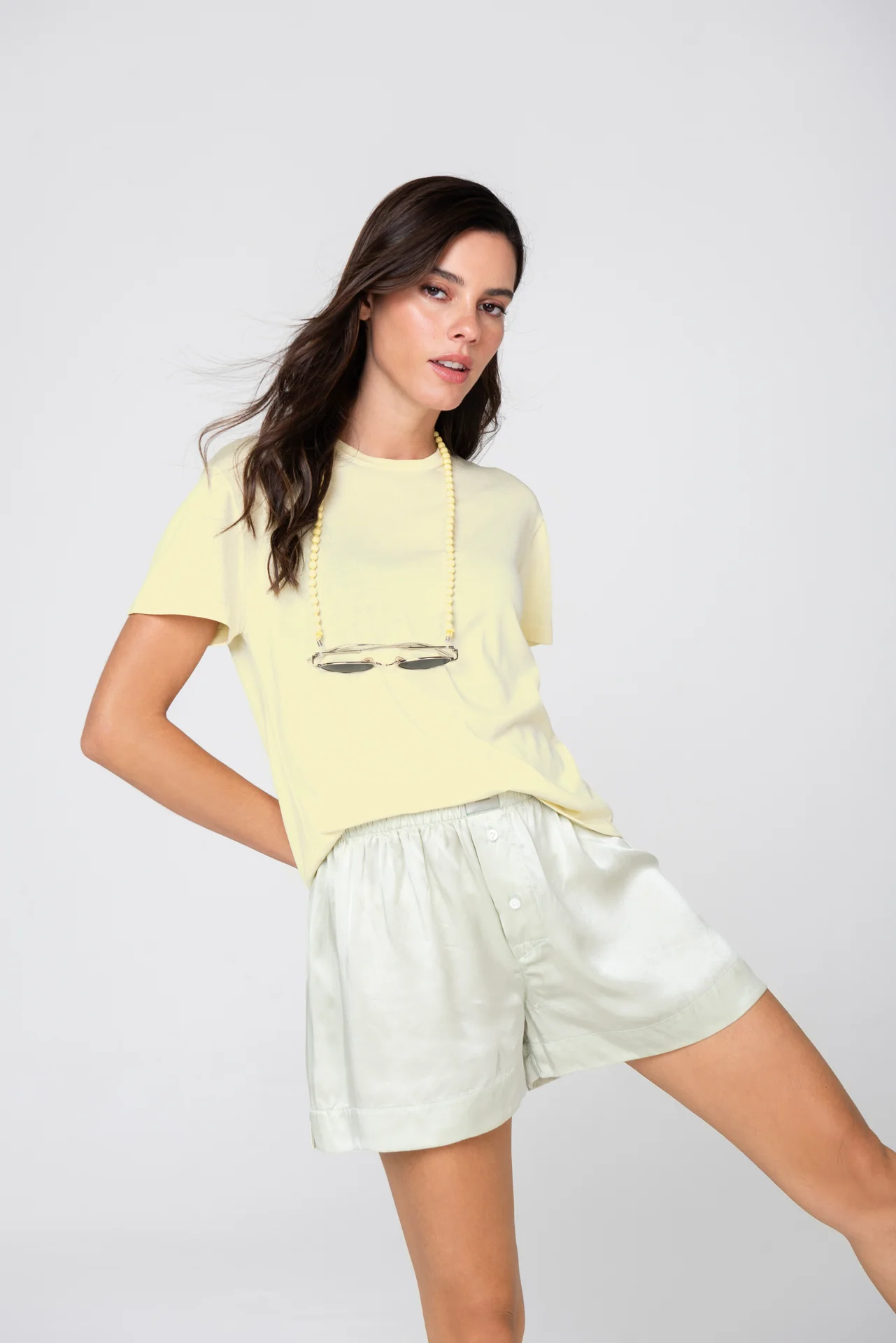 The Silk Tee - Butter