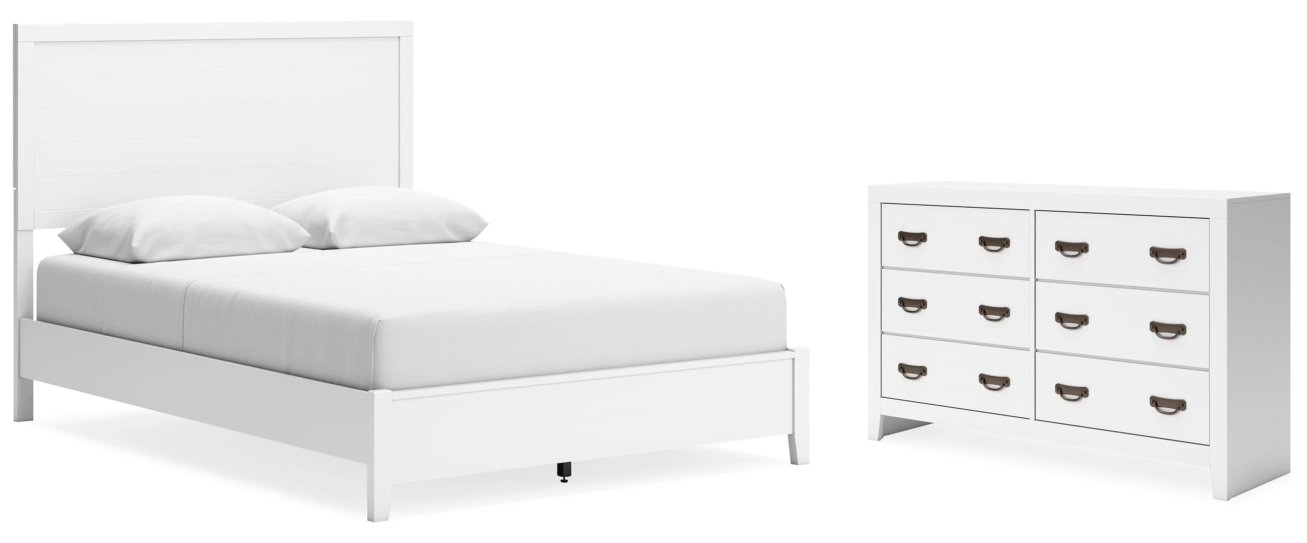 Binterglen White Panel Bedroom Set