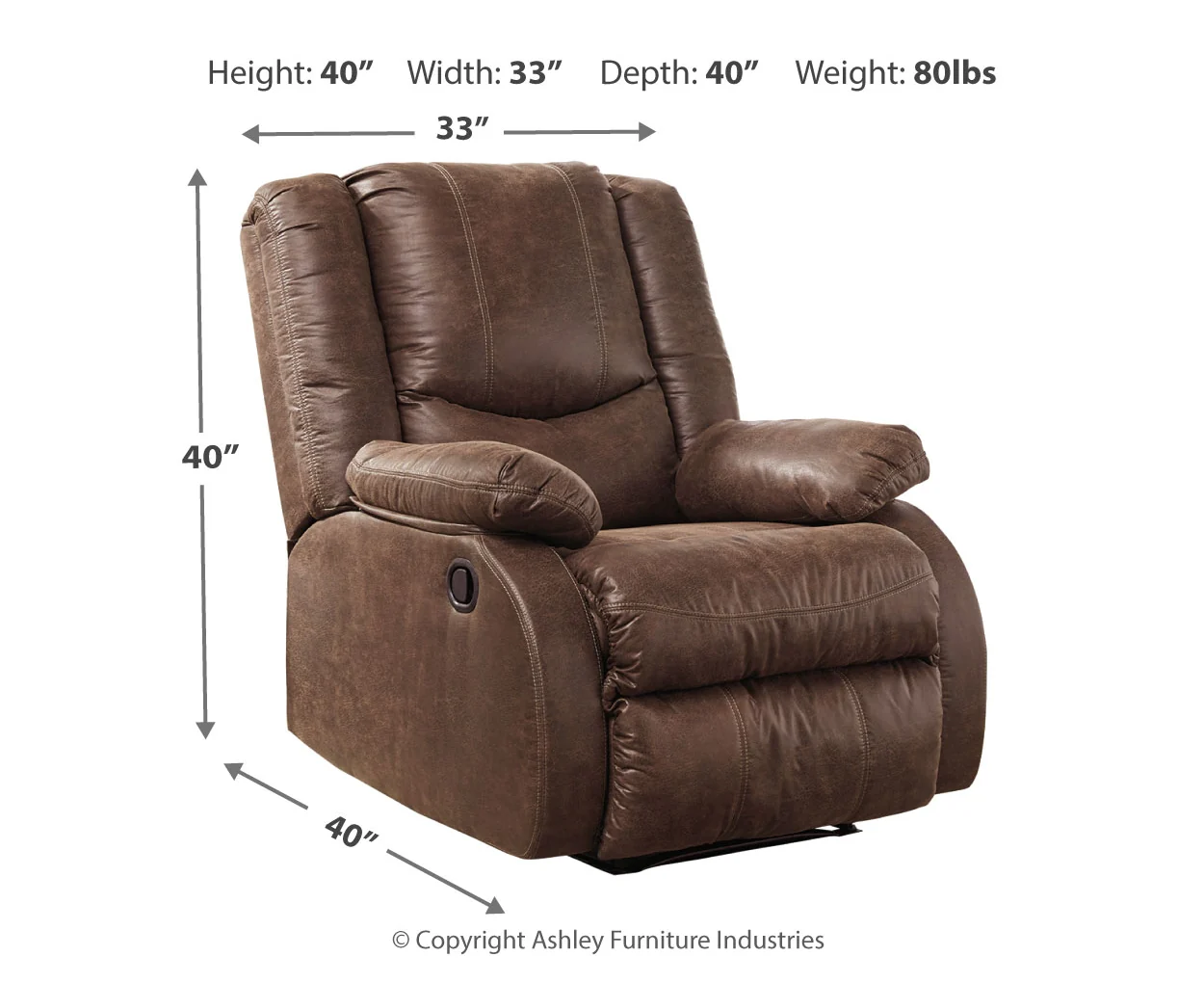Bladewood Zero Wall Recliner