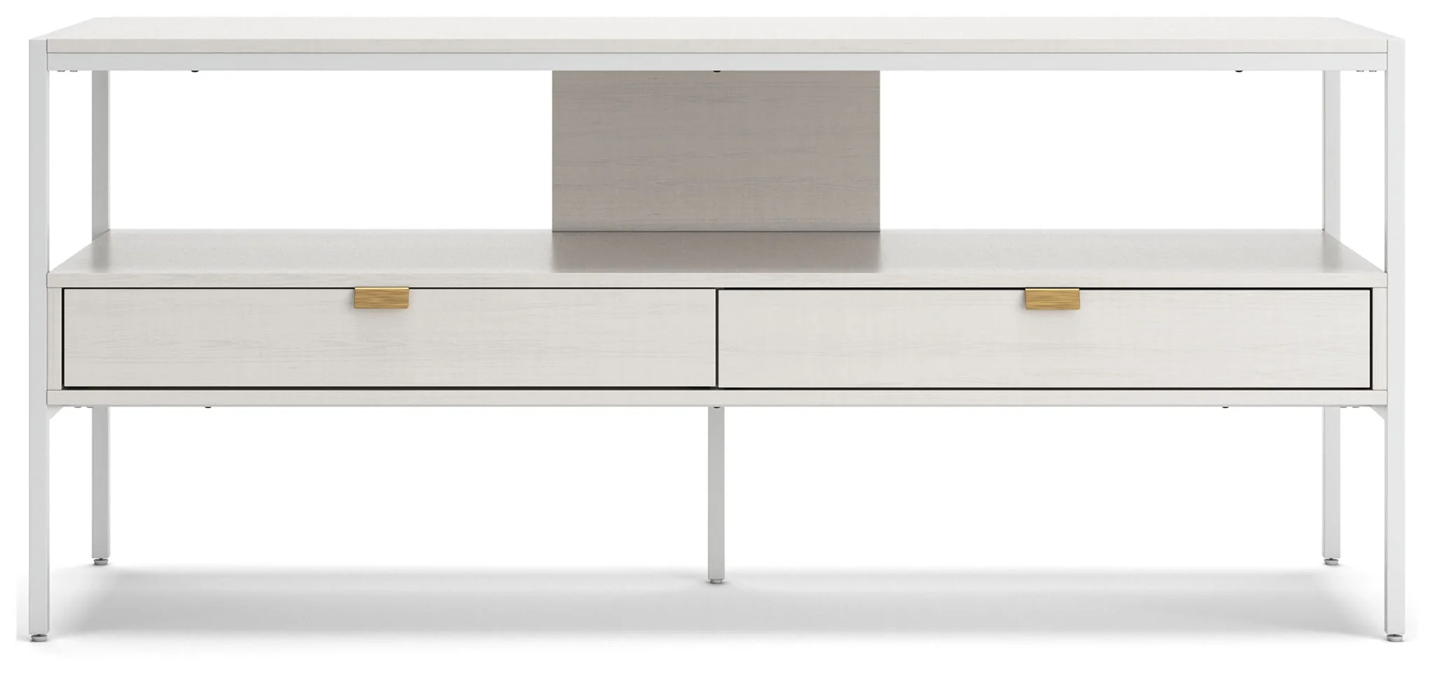 Deznee - Large TV Stand - White