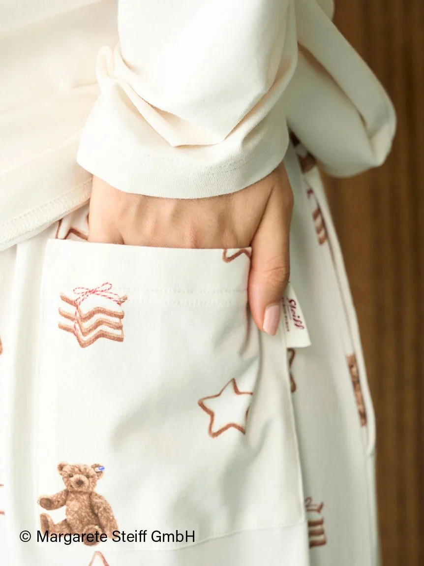 [Steiff] 55PB & Cookies All-Over Long Pants