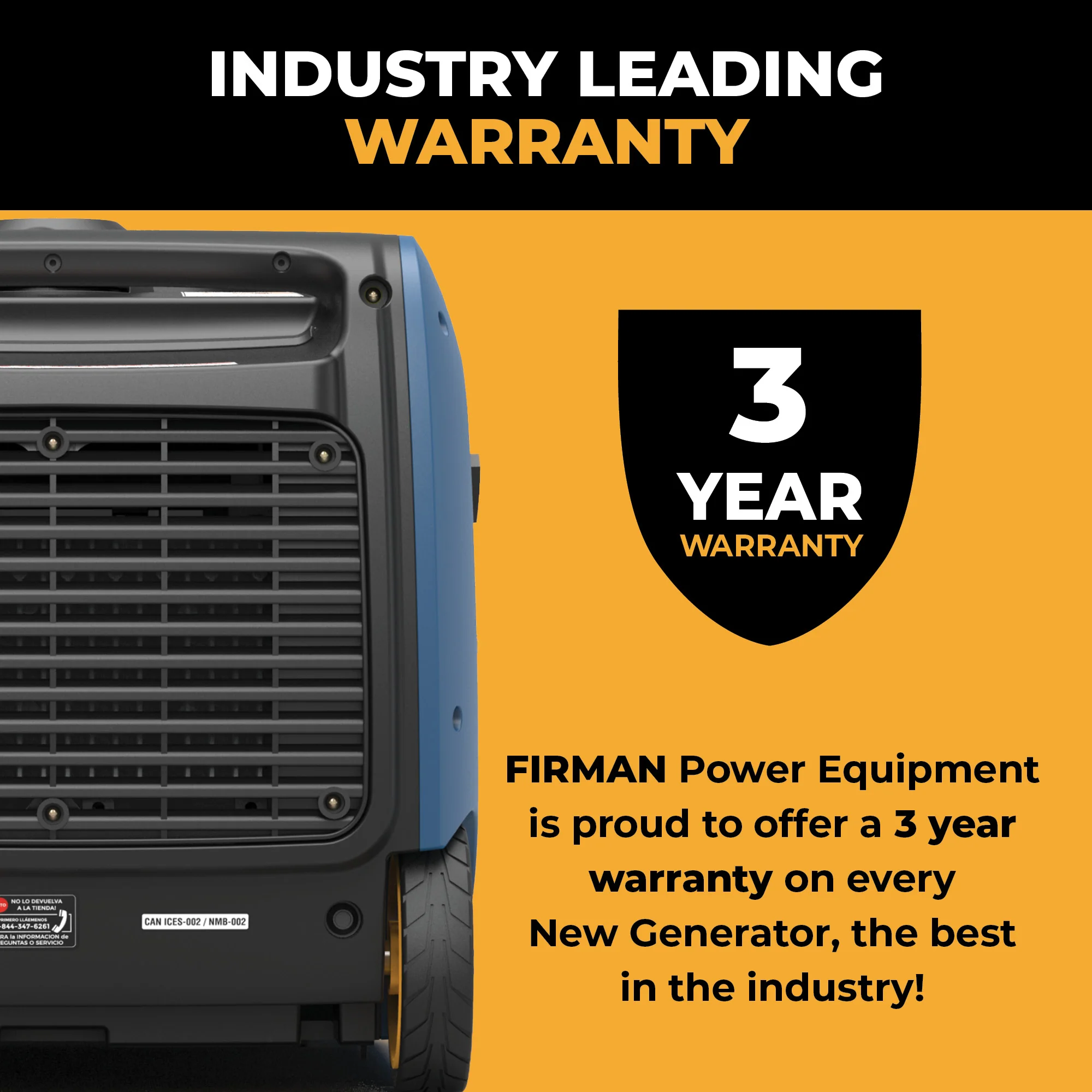 Dual Fuel Inverter Portable Generator 3200W Electric Start