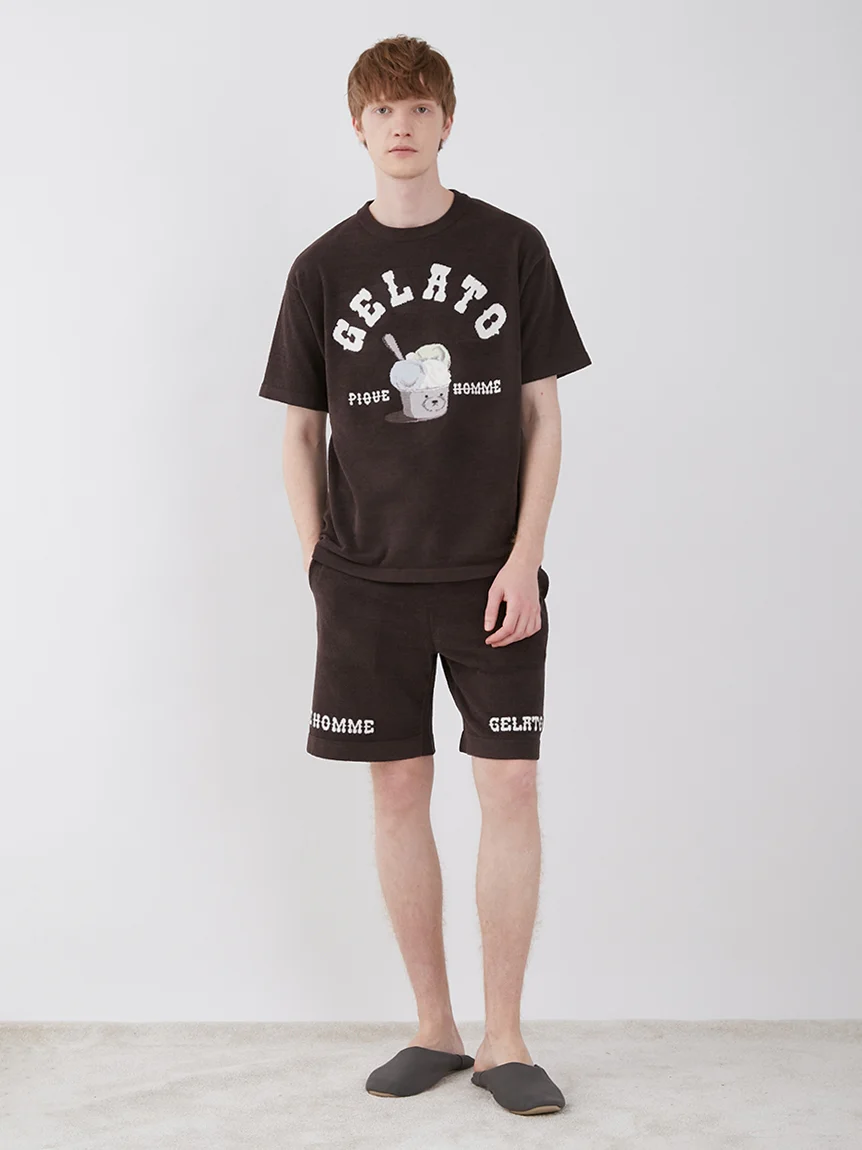 Men's Logo Jacquard Lounge Shorts