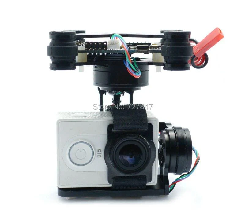 3 Axis Brushless Gimbal - W/ black 2204 260KV 2805 Motors & 32 bit Storm32 Controlller for Gopro 3 Xiaomi Xiaoyi SJ4000 S500 S550