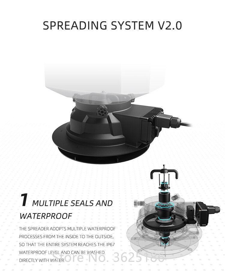 EFT Spreader System V2.0 - EPS220 EPS240 20L 20KG 40L 40KG Farm Drone Seed Fertilizer Spreader System For 410 G420 G616 G610 G626 630 Agriculture Drone