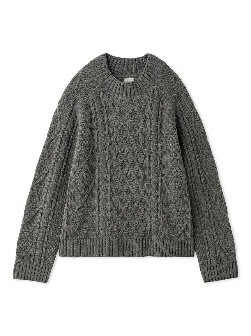 Souffle Aran Pullover