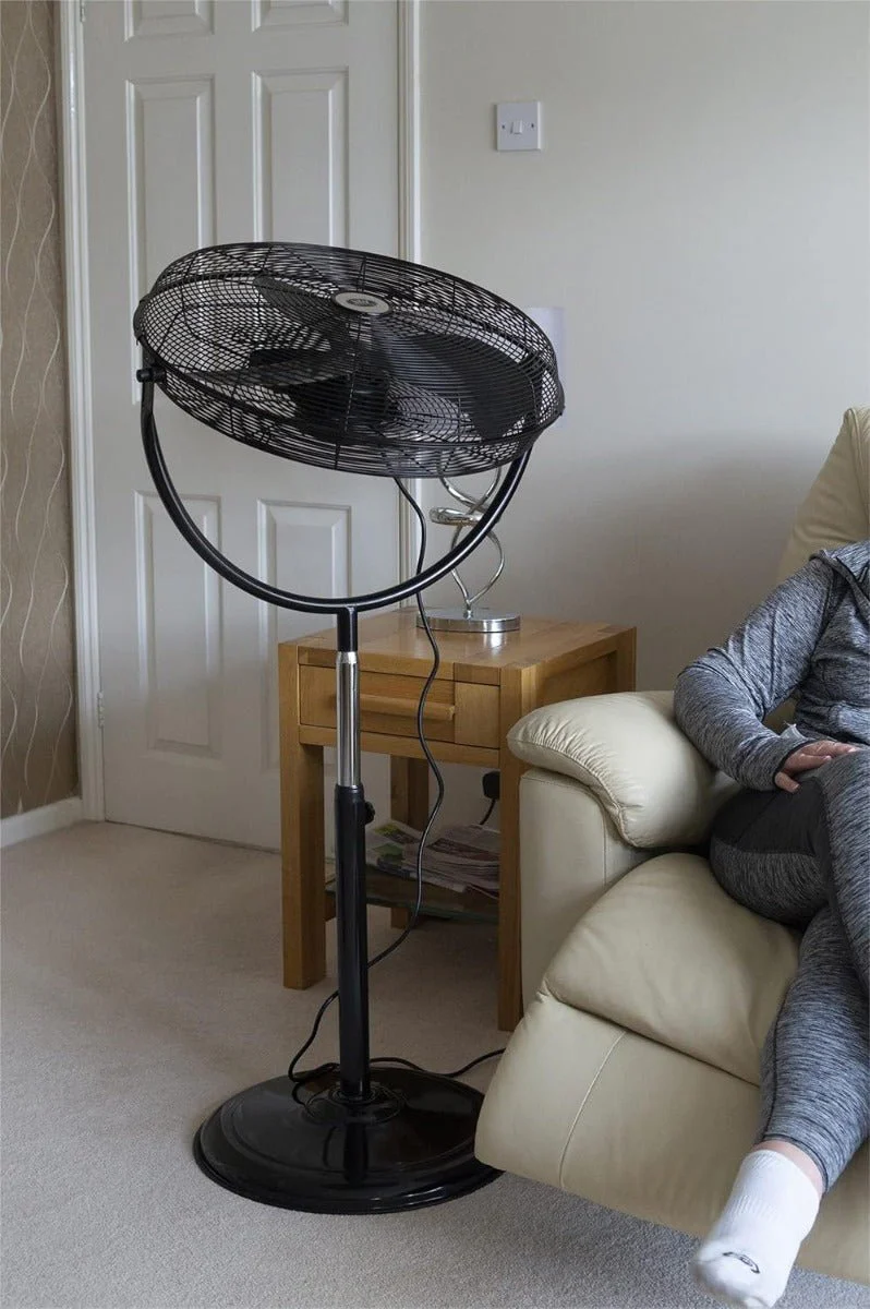 Dynastar Heavy Duty 20 inch 220 volt Fan powerful with height and speed adjustment PremIairEH1864 Fan 220v 240 volt