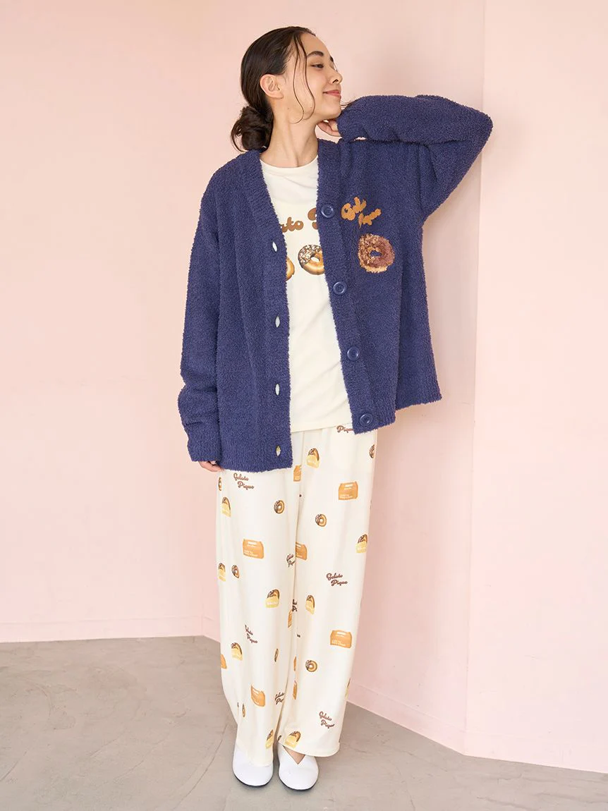 Donut Jacquard Cardigan