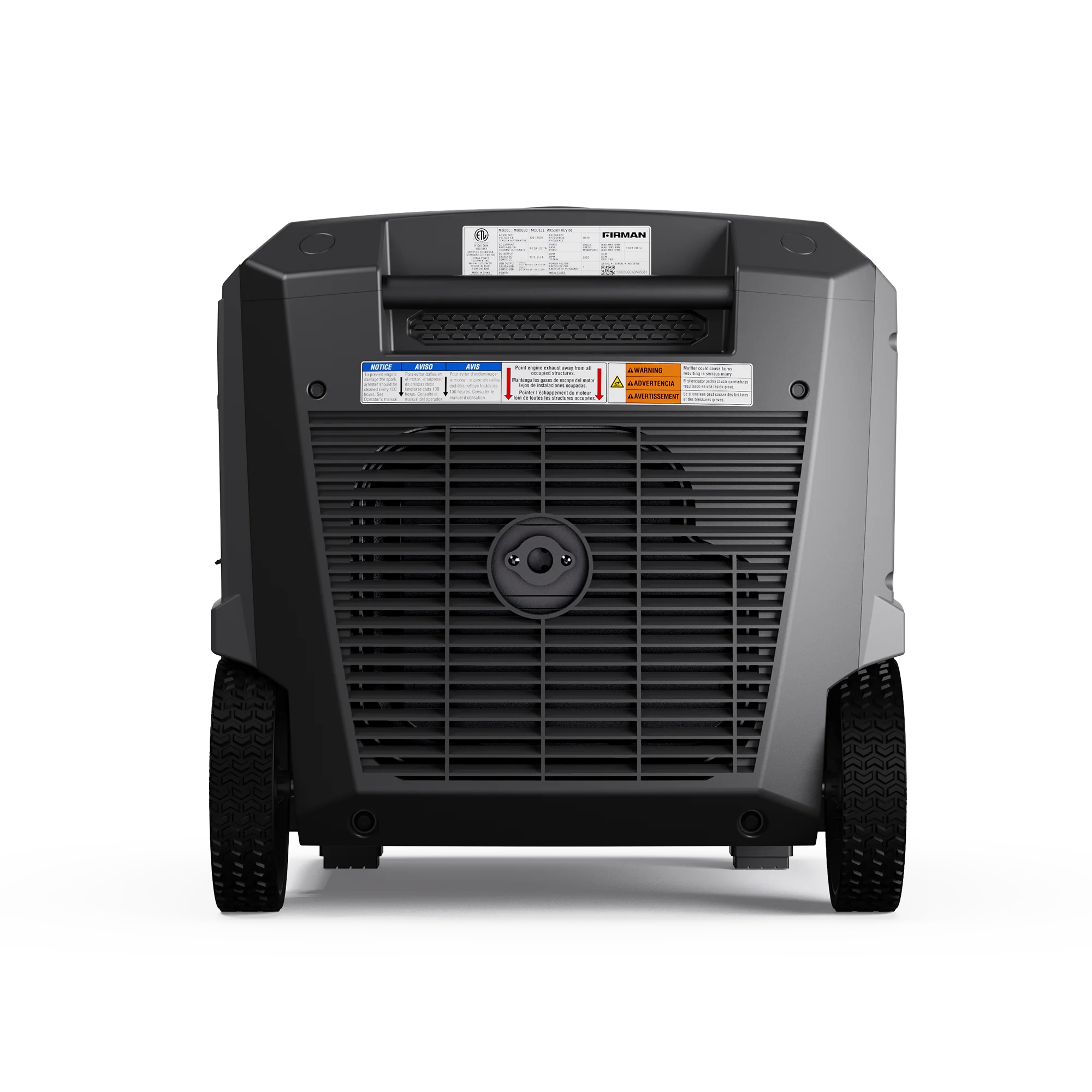 Gas Inverter Portable Generator 6650/5300 Watt 120/240V CO Alert