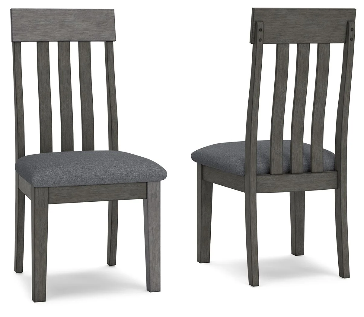 Hallanden - Dining UPH Side Chair (Set of 2) - Black / Gray