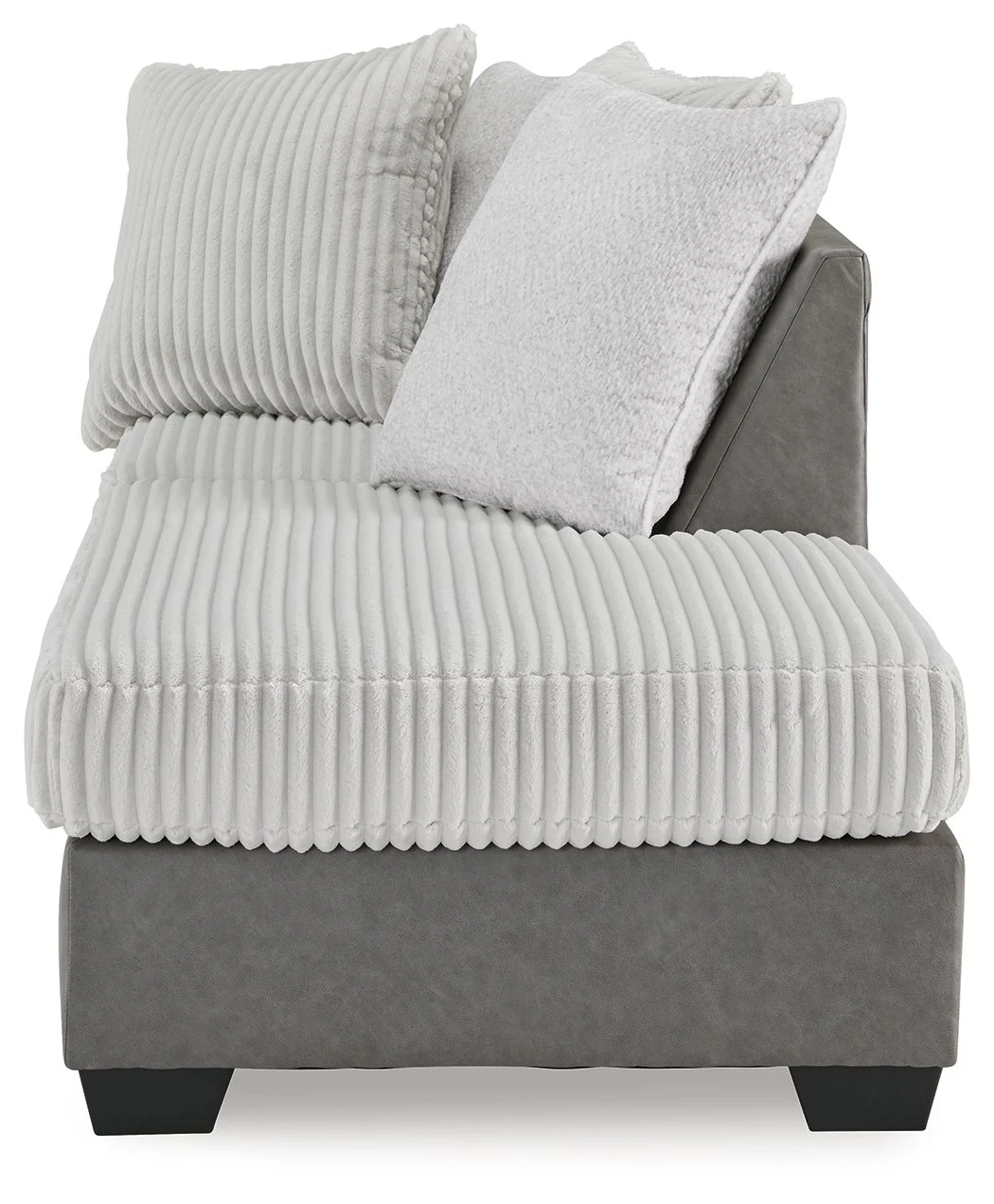 Clairette Court - Raf Corner Chaise - Alloy