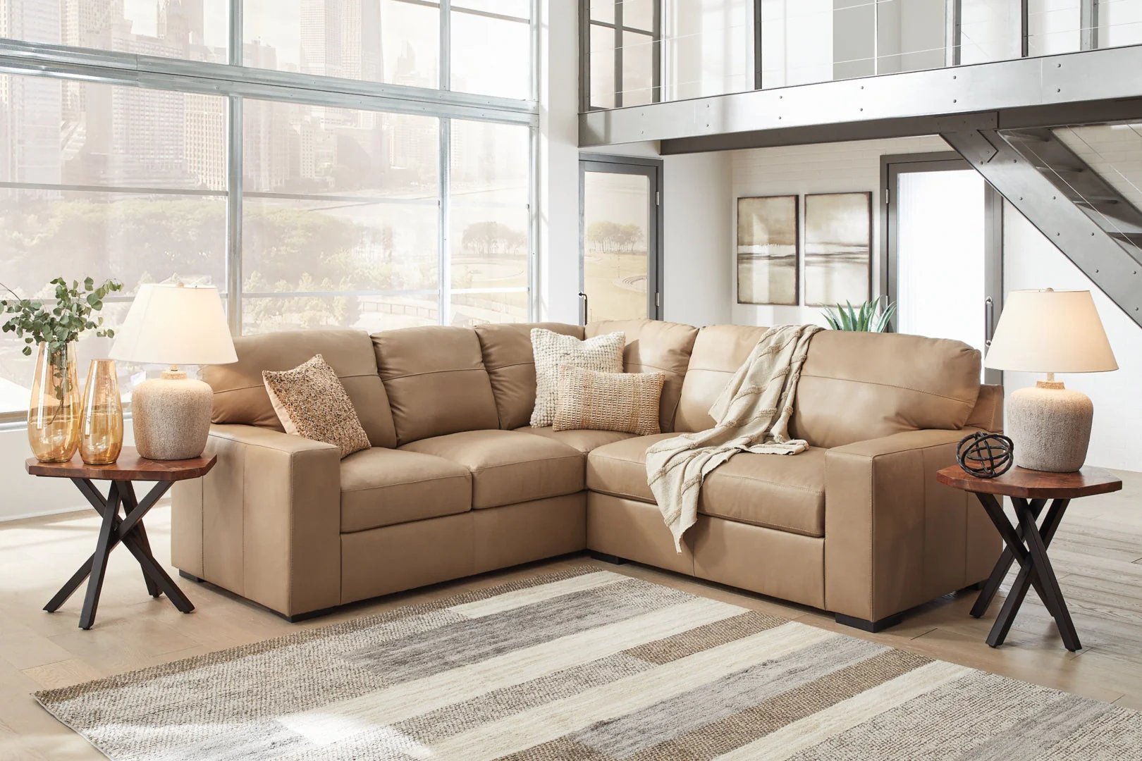 Bandon 2-Piece Sectional with Ottoman