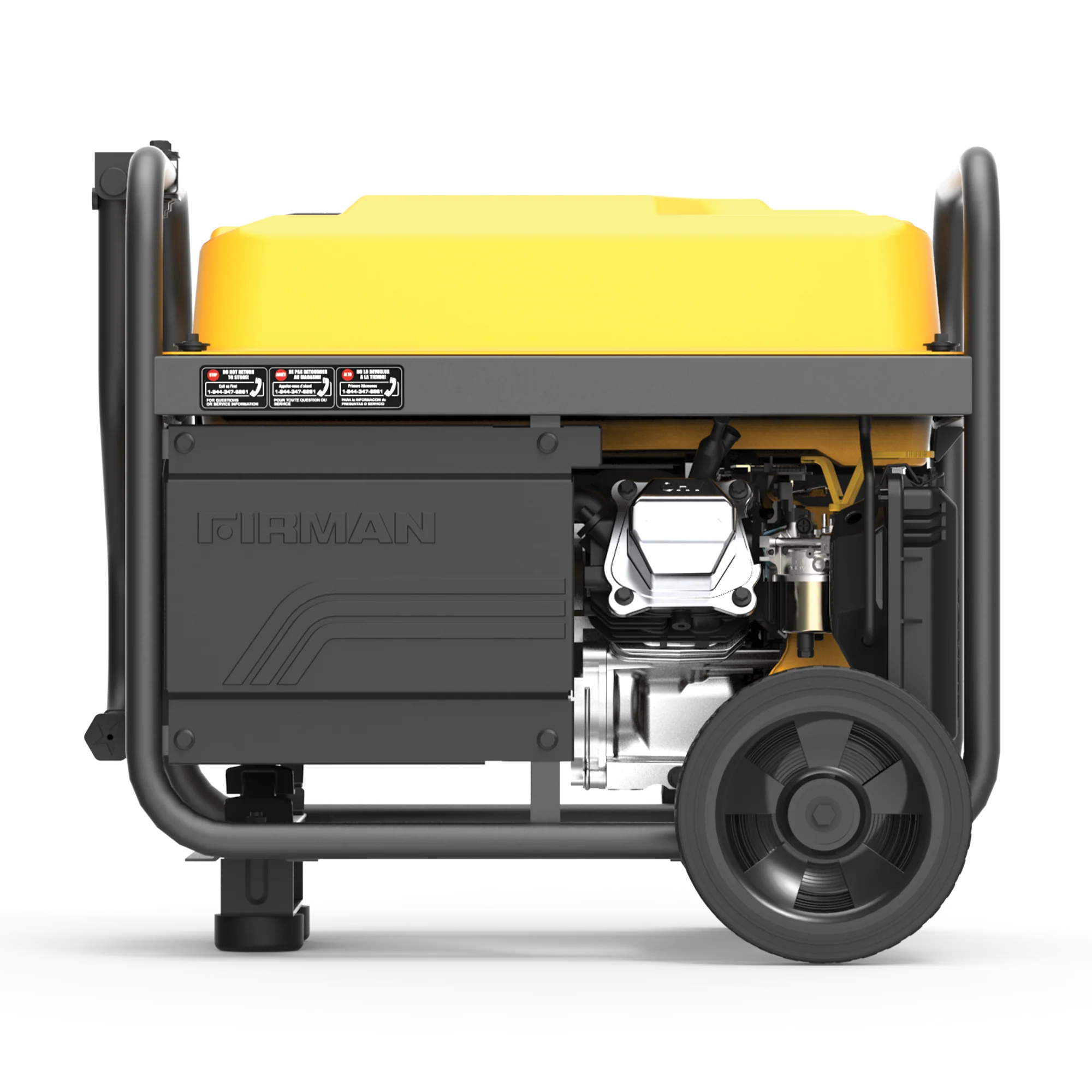 Gas Portable Generator 4550W Recoil Start 120/240V