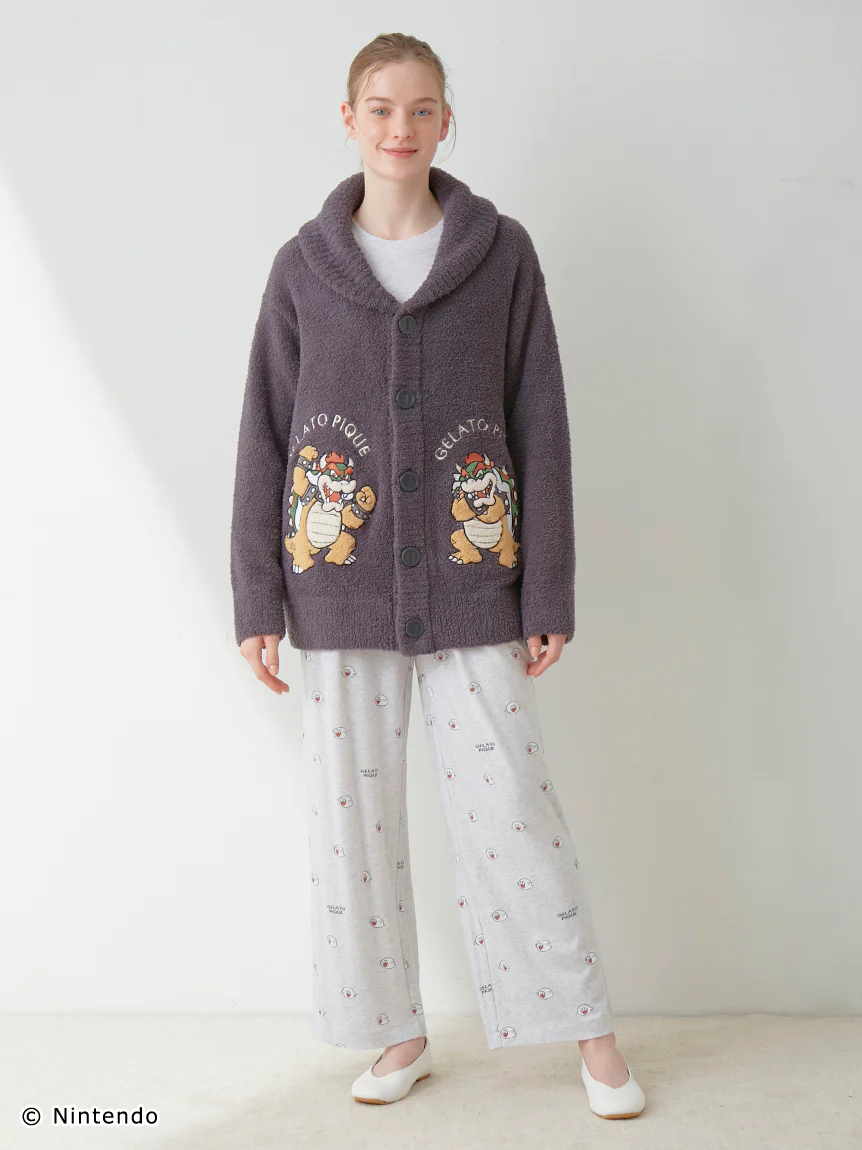 SUPER MARIO™️ UNISEX Baby Moco Jacquard Shawl Cardigan