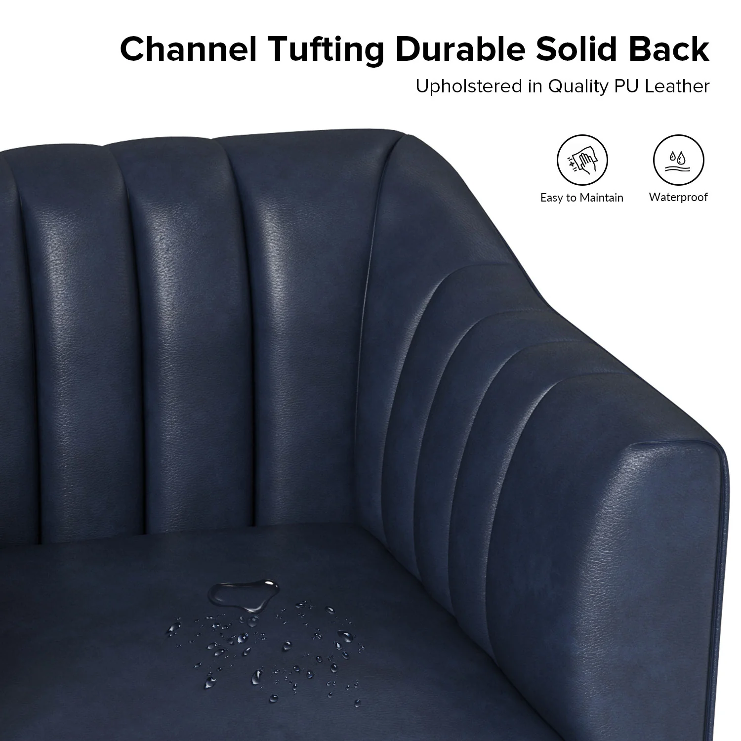 Alfons Chair in Navy