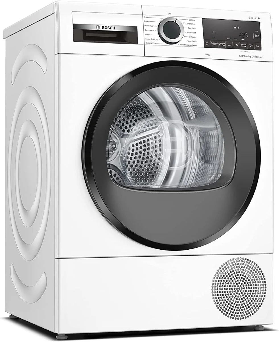 Bosch 220 volts 50 hz 9 KG dryer self condensing heat pump tumble dryer 220v 240 volts 50hz