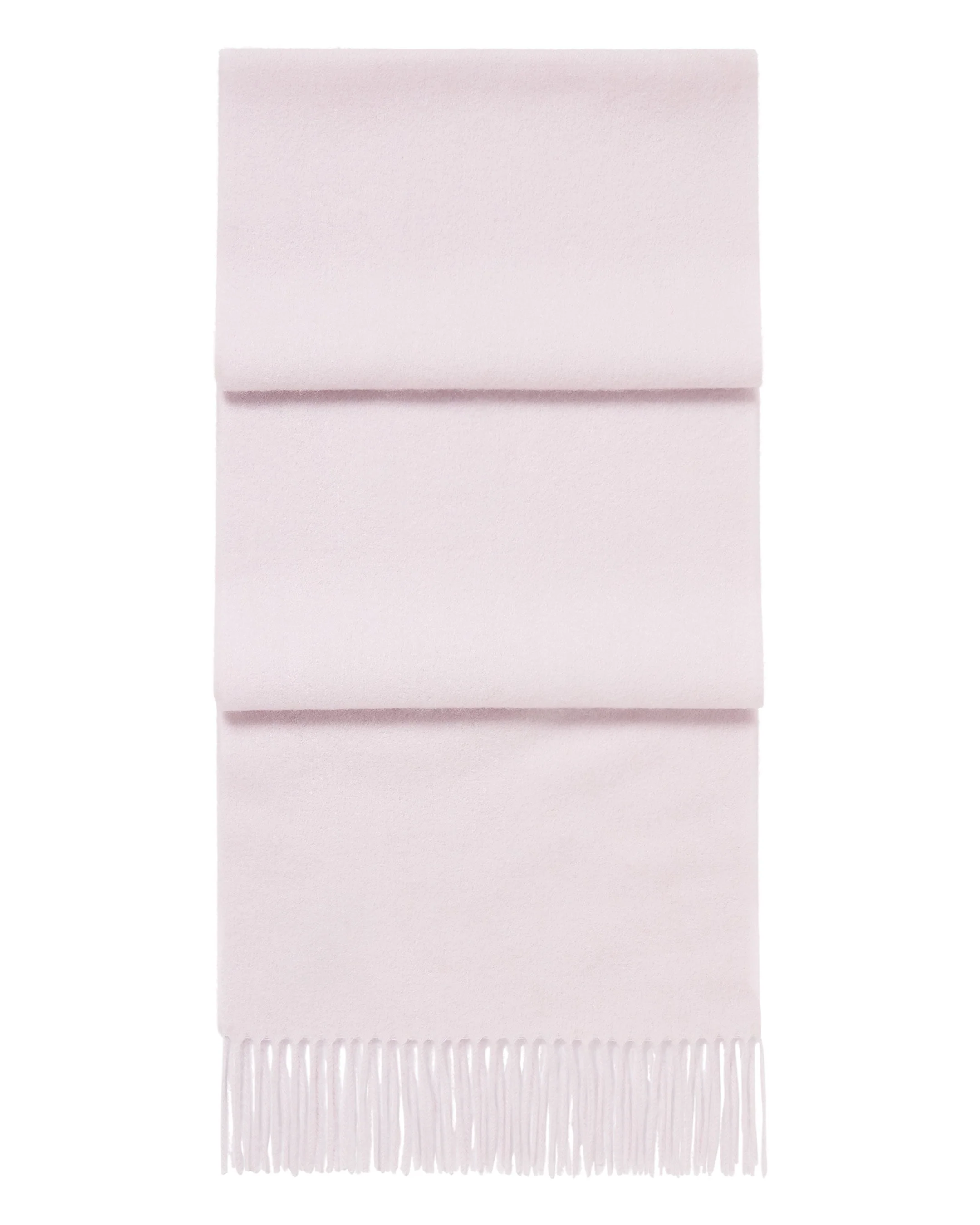 Unisex Woven Cashmere Scarf Chalk Pink