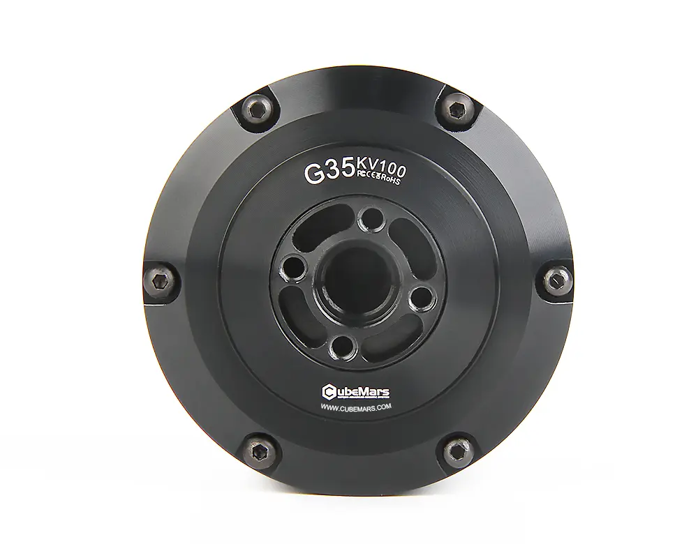 CubeMars G35 KV100 Gimbal Motor 16V 0.46Nm 90g Large Hollow Shaft Low Cogging Speed & Position Loop