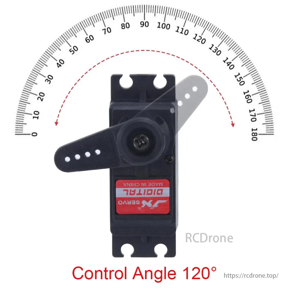 4pcs/set JX Servo BLS6034HV - 7.4V 33kg 120° Brushless Metal Gear Digital Servo Motor for 1/8 1/10 RC Car RC Model