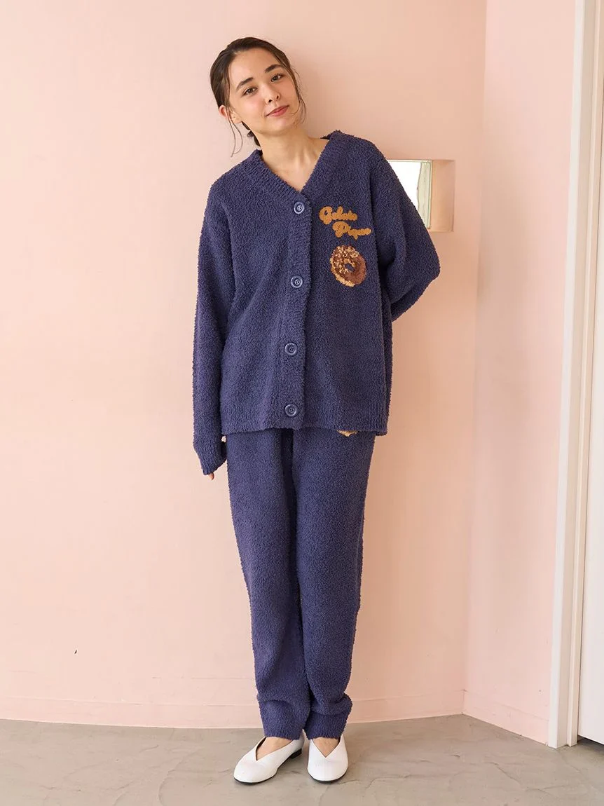 Donut Jacquard Cardigan