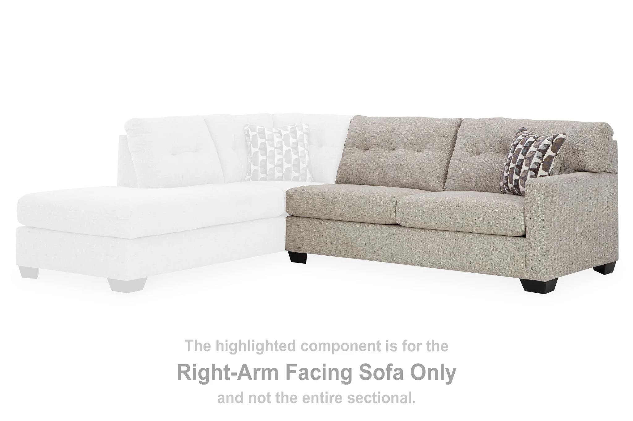 Mahoney - Raf Sofa - Pebble