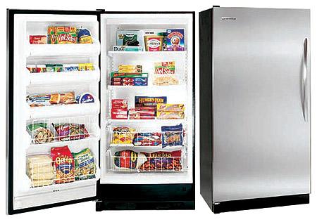 Frigidaire MUFD17V9GS 473 Liters/16.7 Cu.Ft. Stainless Steel Upright Freezer 220-240 Volts 50/ Hertz