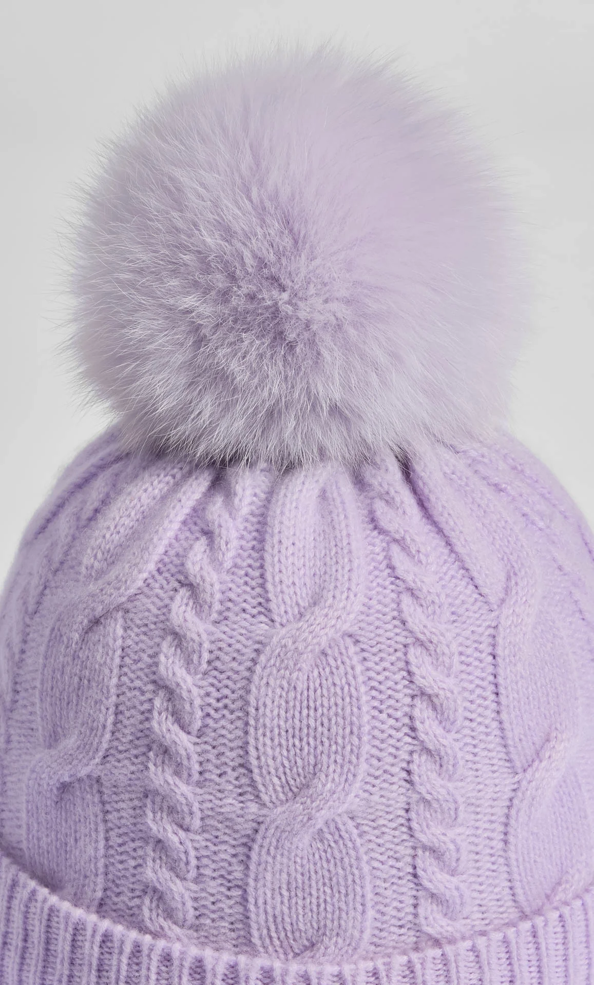 Cable-Knit Cashmere Beanie