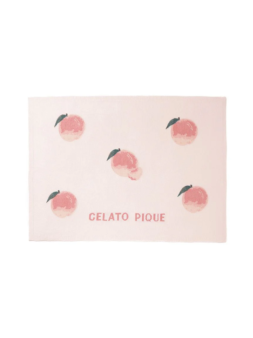 Smoothie Fruit Jacquard Half Blanket