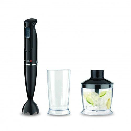 Breville Hand Blender and Chopper 220 240 volts, 500 Watt, Black VHB067-00