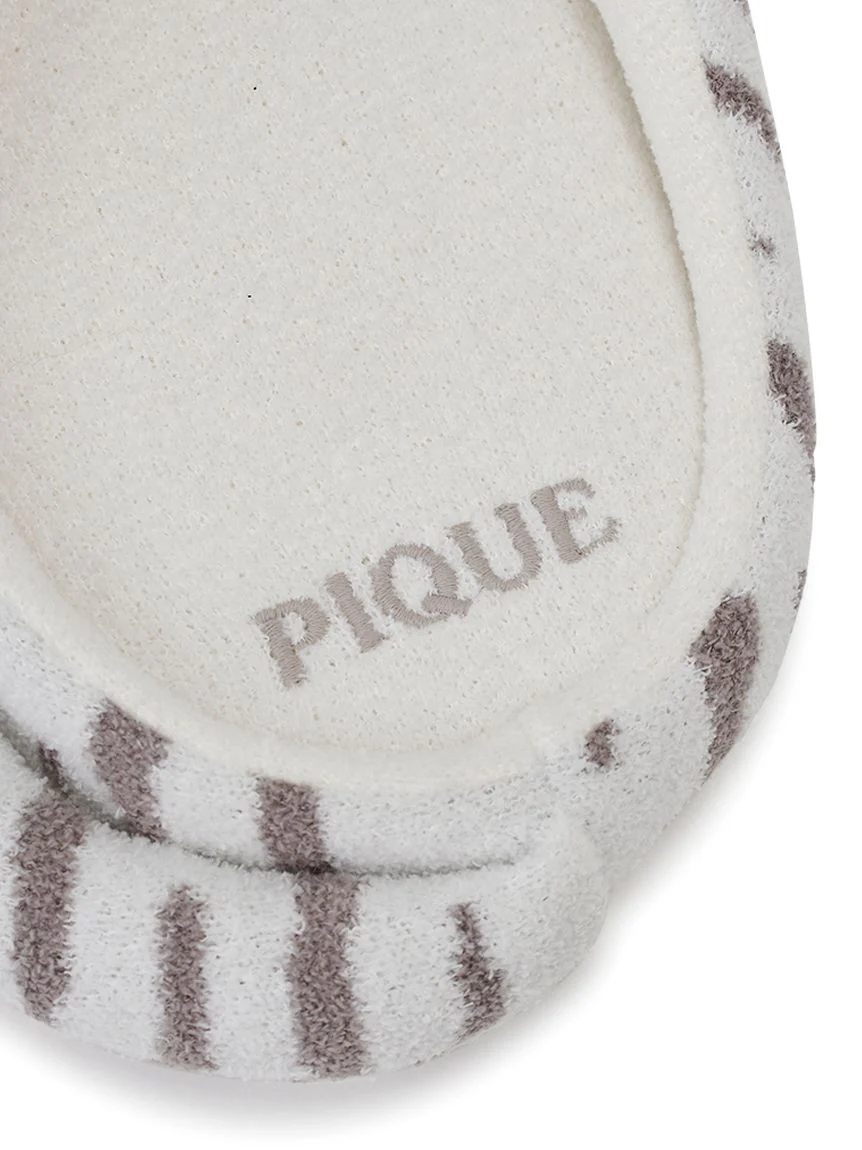 Men's White Tiger House Slippers
