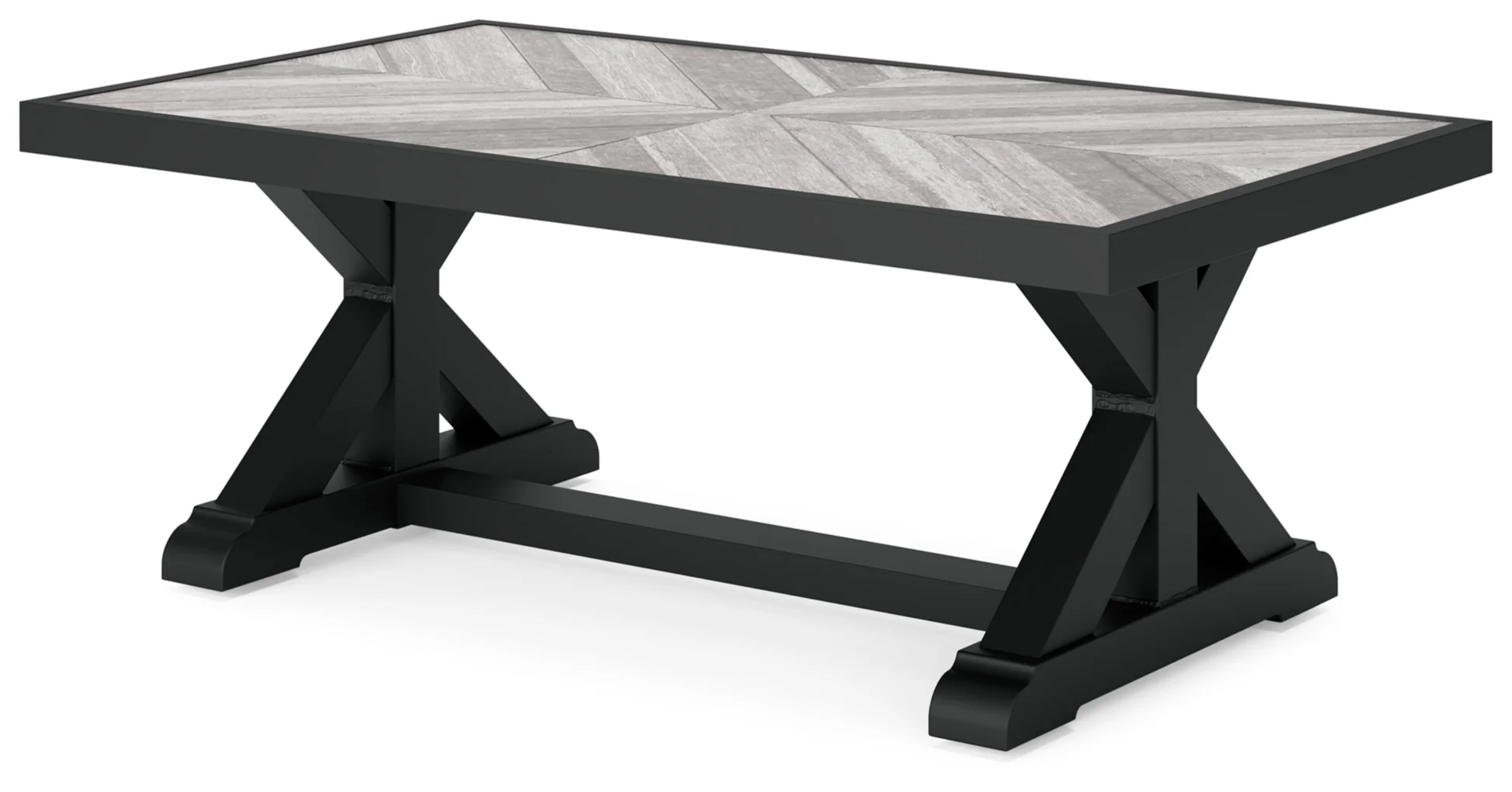 Beachcroft RECT Dining Table w/UMB OPT