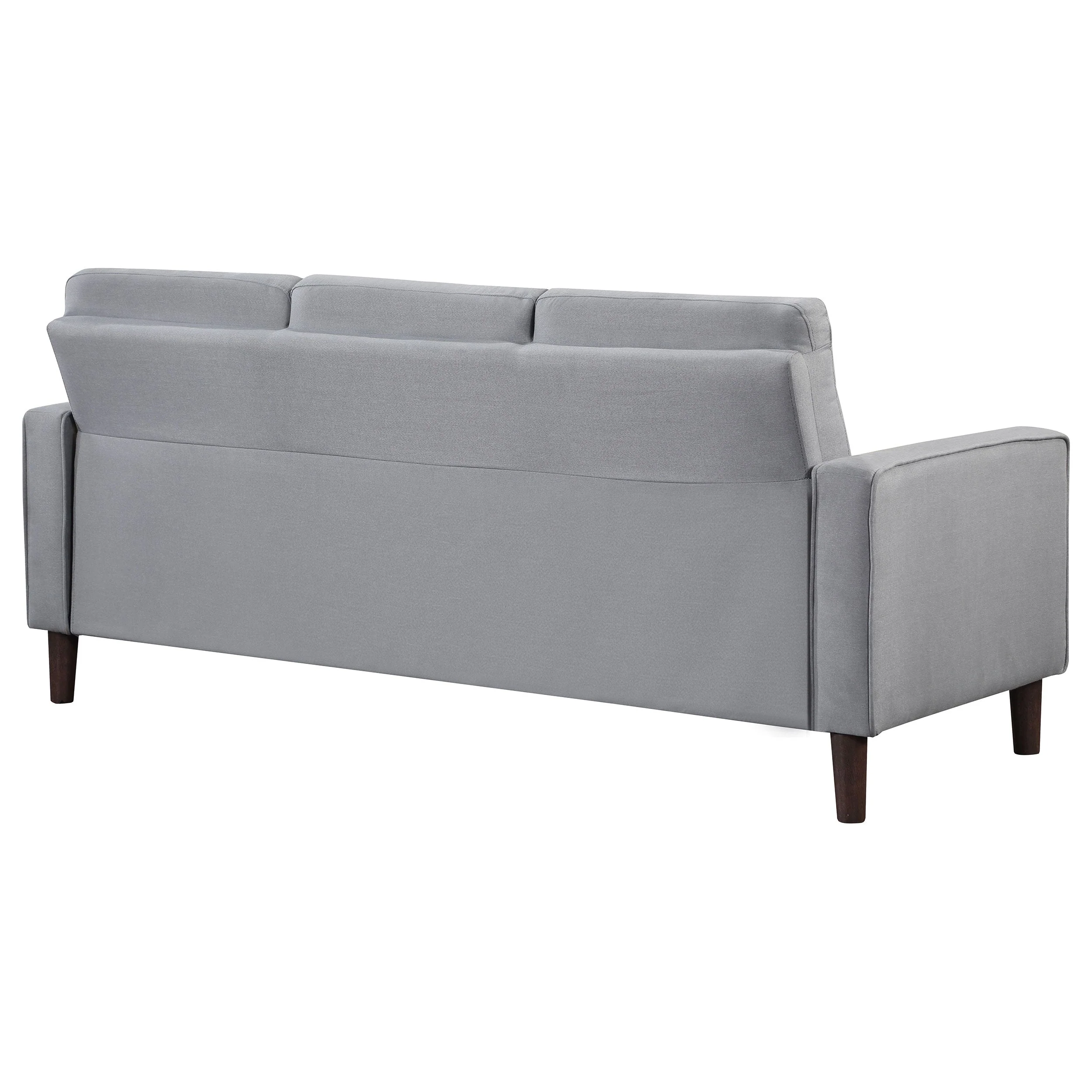 Bowen Upholstered Track Arm Tufted Sofa Beige