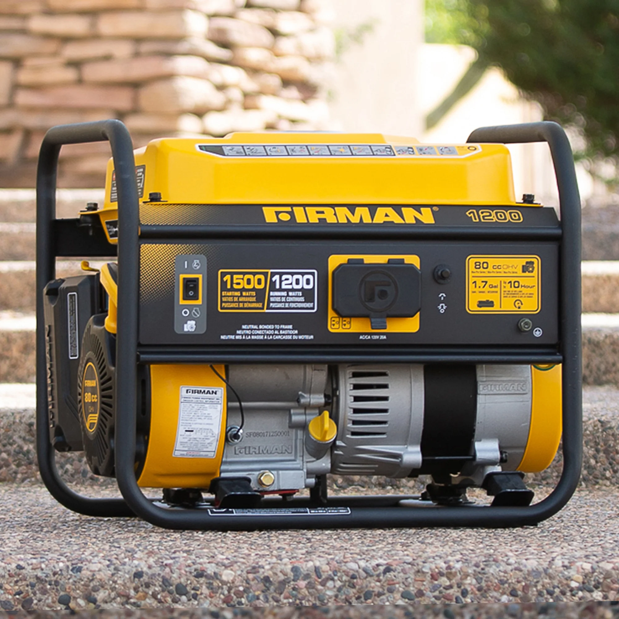 Gas Portable Generator 1500W Recoil Start