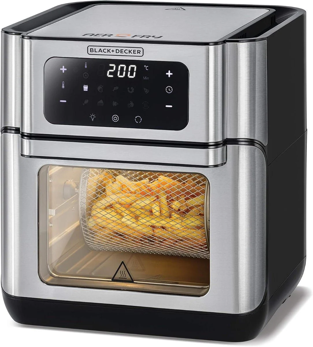 Black & Decker 220 volt air fryer oven 12 liter Digital Air Fryer 1500 watts AOF100220v