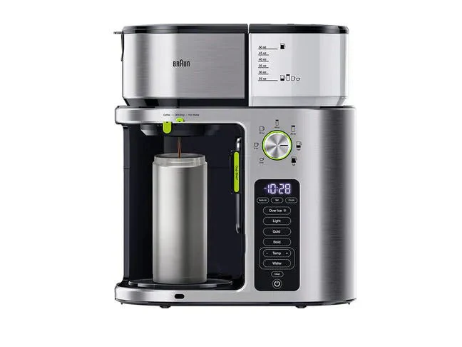 Braun KF9170SI  Multi Serve Drip Coffee Machine + Hot water Stainless Steel 220 v 240 volts 50 hz