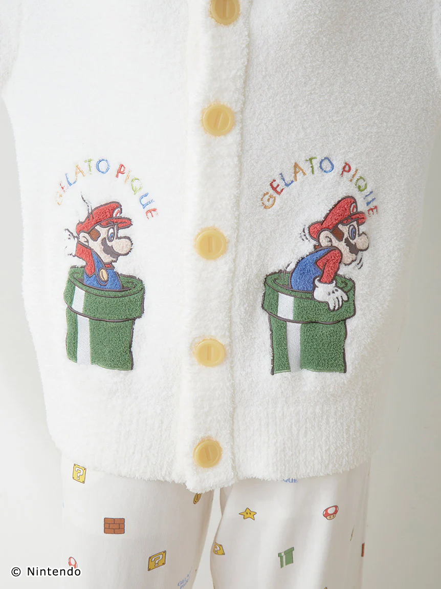 SUPER MARIO™️ UNISEX Baby Moco Jacquard Shawl Cardigan