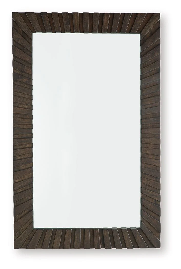 Advin - Accent Mirror - Dark Brown