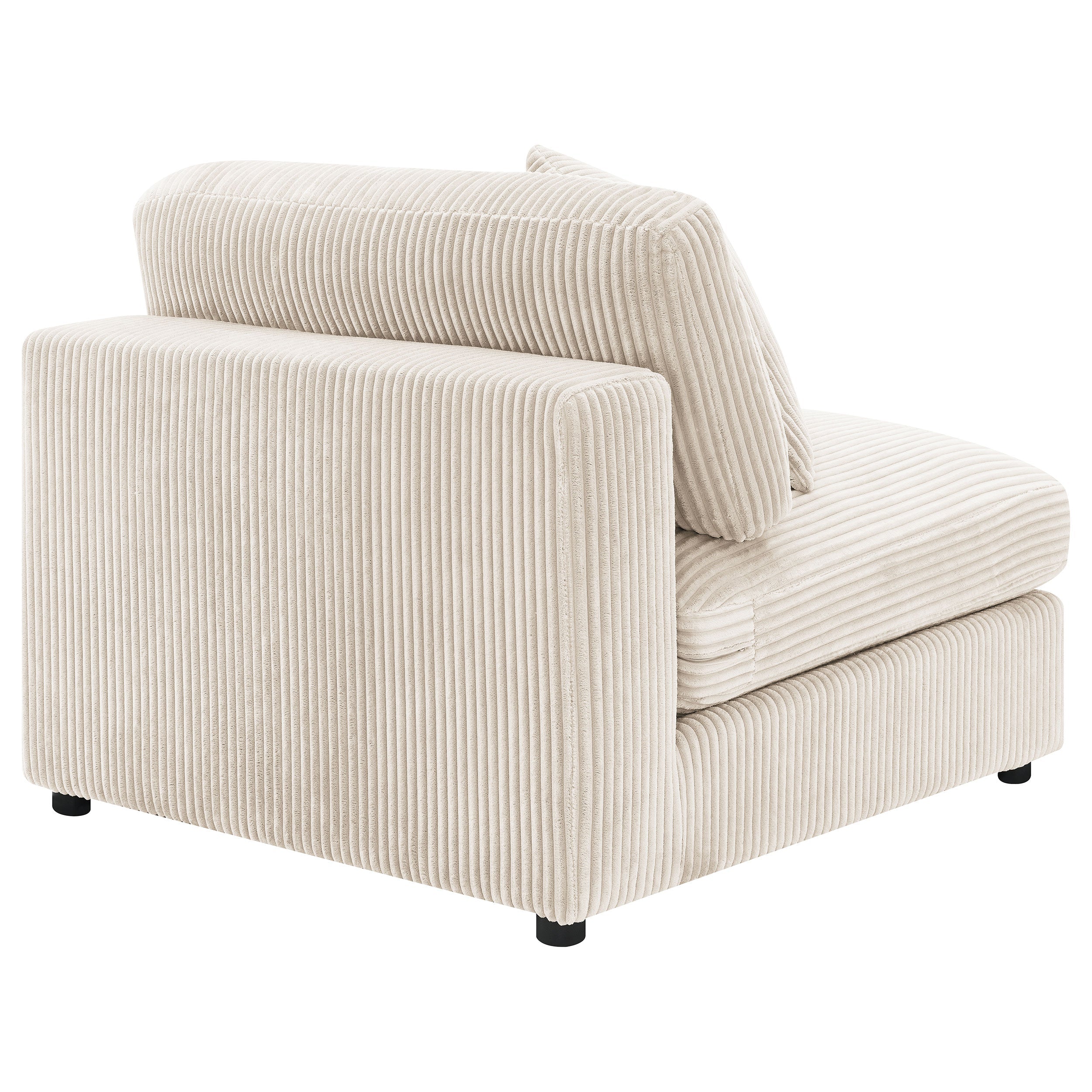 Blaine Upholstered Armless Chair Sand