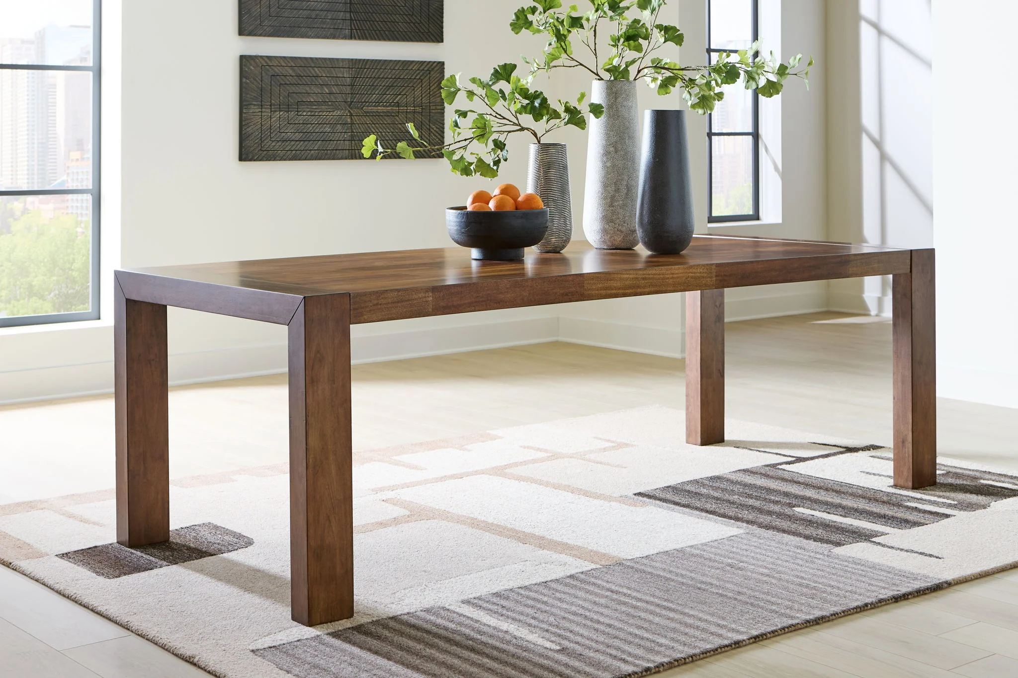 Kraeburn - Rectangular Dining Room Table - Brown