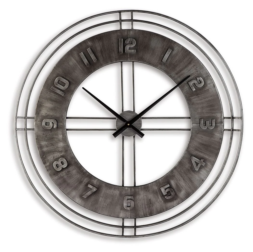 Ana Sofia - Wall Clock - Antique Gray