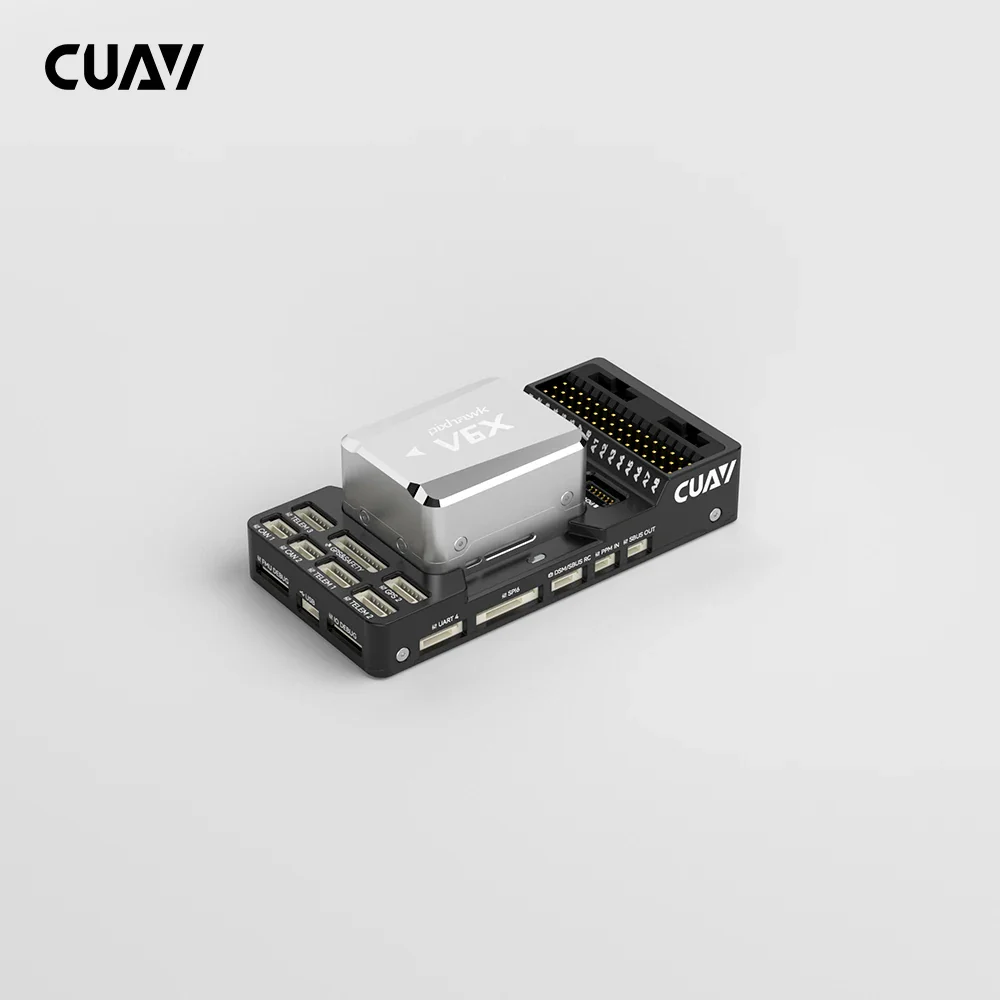 CUAV Pixhawk V6X Autopilot PX4 Ardupilot Flight Controller - STM32H753IIK6 Processor RM3100 Compass Customize Carrier Board and Core With NEO 3 Pro