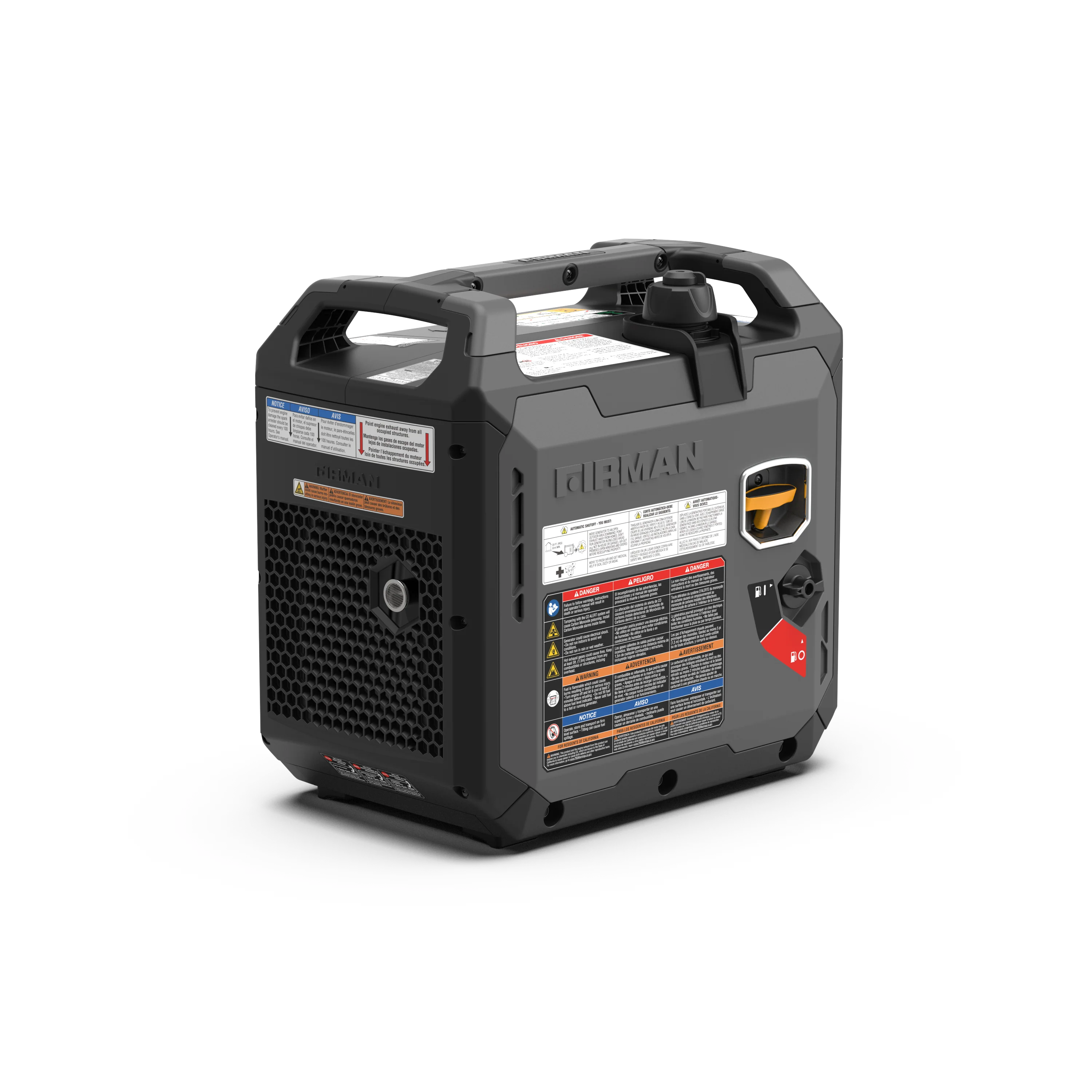 Inverter Gas Portable Generator 2500W Recoil Start with CO ALERT