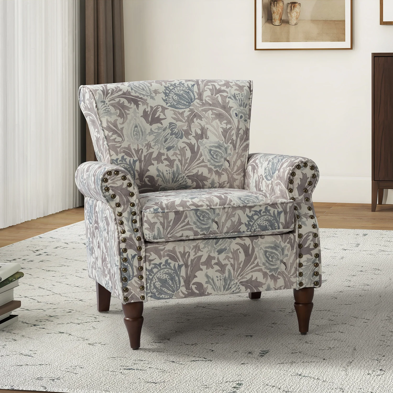 Araceli Armchair in Grey