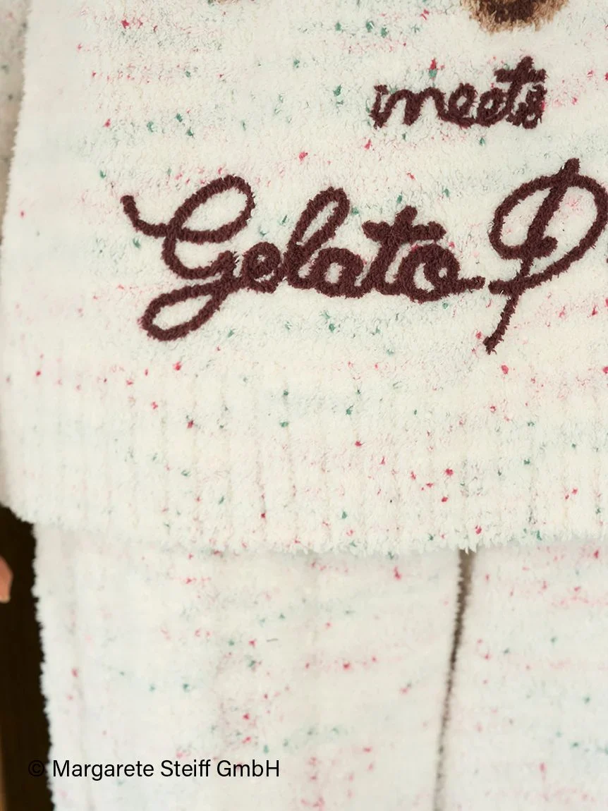 [Steiff] Powder 55PB Jacquard Pullover