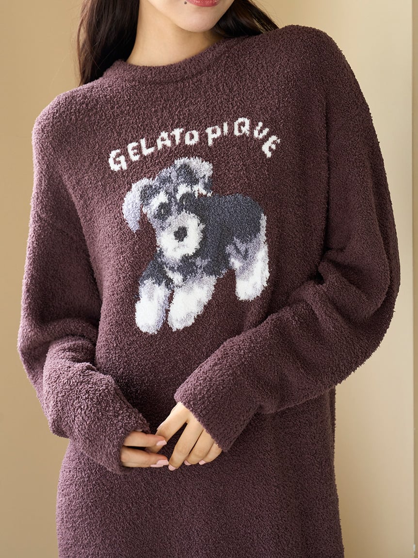 Baby Moco Dachshund / Schnauzer Jacquard Dress